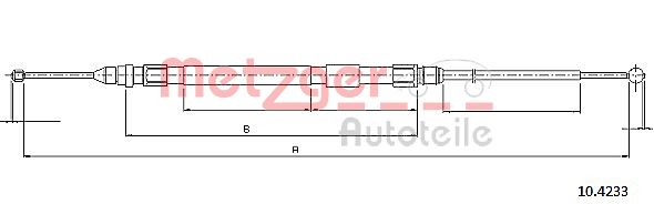 Handremkabel Metzger 10.4233