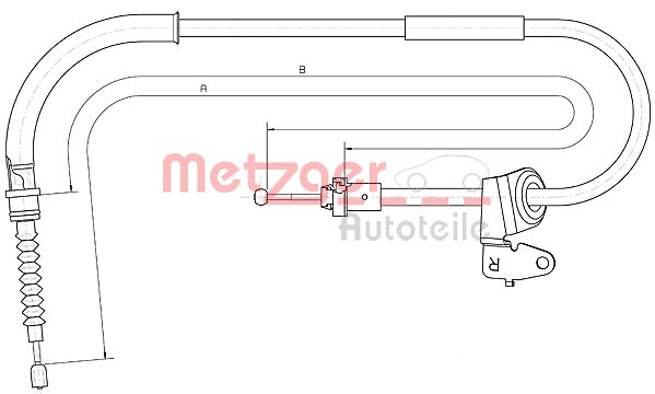 Handremkabel Metzger 10.4304