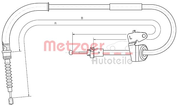 Handremkabel Metzger 10.4305