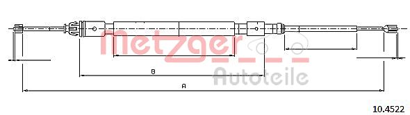 Handremkabel Metzger 10.4522