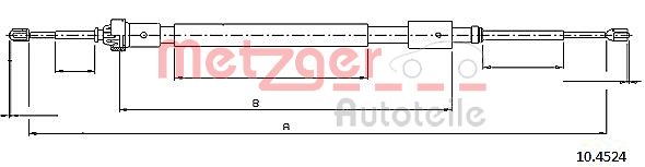 Handremkabel Metzger 10.4524