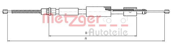 Handremkabel Metzger 10.4574