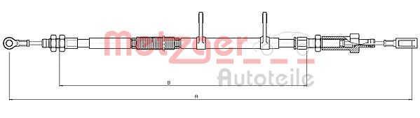 Handremkabel Metzger 10.4740