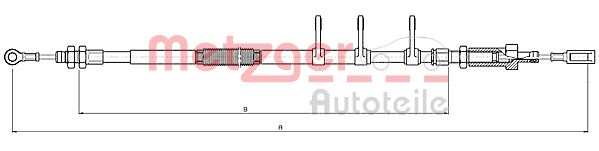 Handremkabel Metzger 10.4741