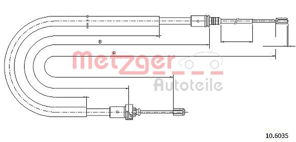 Handremkabel Metzger 10.6035