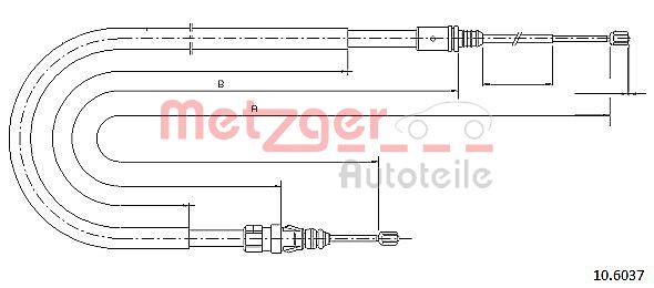 Handremkabel Metzger 10.6037