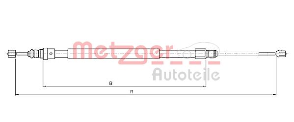 Handremkabel Metzger 10.6686