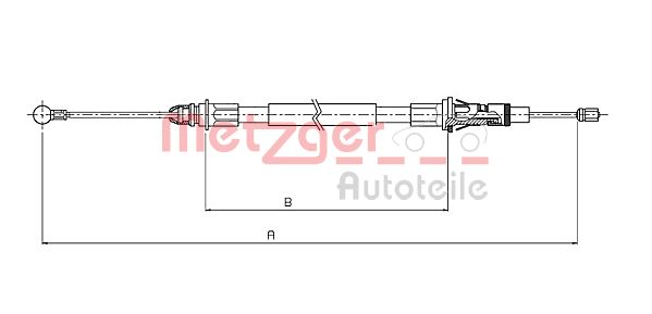 Handremkabel Metzger 10.6854