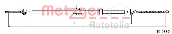 Handremkabel Metzger 10.6896