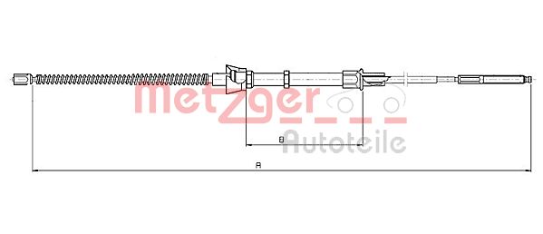 Handremkabel Metzger 10.7134