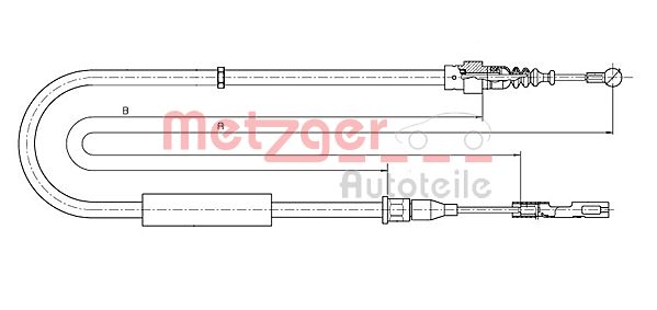 Handremkabel Metzger 10.7512