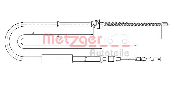 Handremkabel Metzger 10.7515