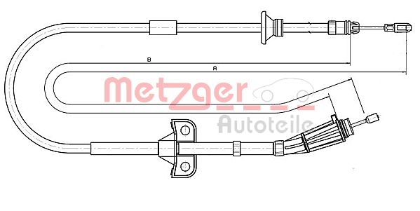 Handremkabel Metzger 10.8189