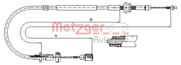 Gaskabel Metzger 10.0861