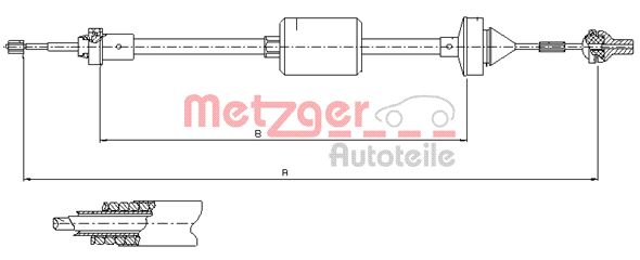 Koppelingskabel Metzger 10.2842