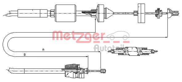 Koppelingskabel Metzger 10.2843