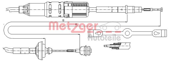 Koppelingskabel Metzger 10.3211