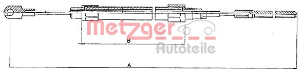 Handremkabel Metzger 10.4131