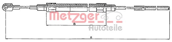 Handremkabel Metzger 10.415