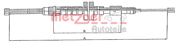 Handremkabel Metzger 10.6023