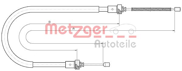 Handremkabel Metzger 10.6894