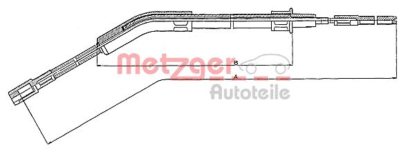 Handremkabel Metzger 10.715