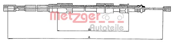 Handremkabel Metzger 10.720