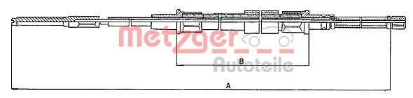 Metzger Handremkabel 10.7401