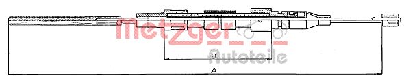 Handremkabel Metzger 10.744