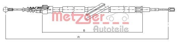 Handremkabel Metzger 10.7506