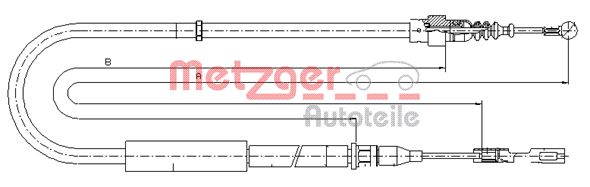 Handremkabel Metzger 10.7513