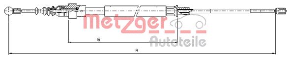 Handremkabel Metzger 10.7625