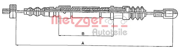 Handremkabel Metzger 10.824