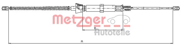 Handremkabel Metzger 10.9032