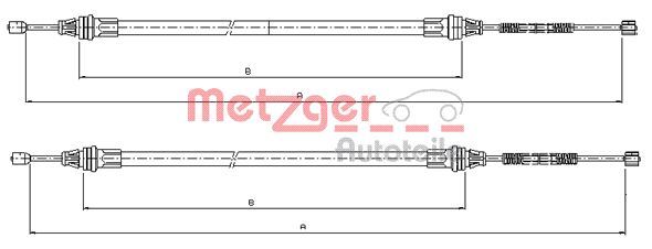 Handremkabel Metzger 10.9336