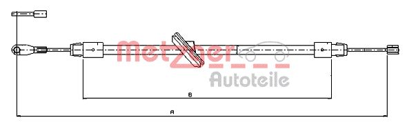 Handremkabel Metzger 10.9511