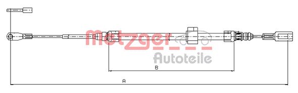 Handremkabel Metzger 10.9881