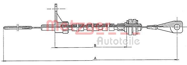 Gaskabel Metzger 11.065