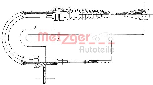 Gaskabel Metzger 11.0651