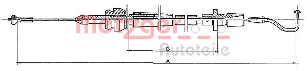 Gaskabel Metzger 11.082