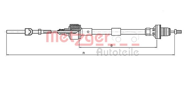 Koppelingskabel Metzger 11.2532