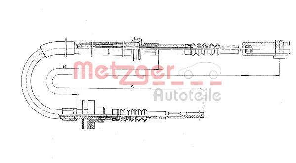 Koppelingskabel Metzger 11.3910