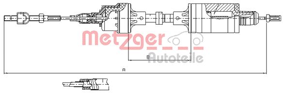 Koppelingskabel Metzger 11.2553