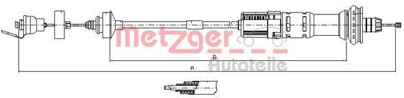 Koppelingskabel Metzger 11.3029