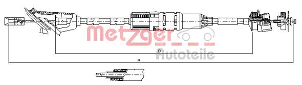 Koppelingskabel Metzger 11.3215