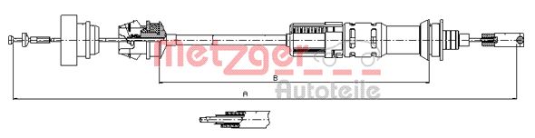 Koppelingskabel Metzger 11.3921