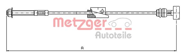 Handremkabel Metzger 11.5452