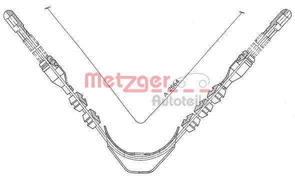 Handremkabel Metzger 11.573