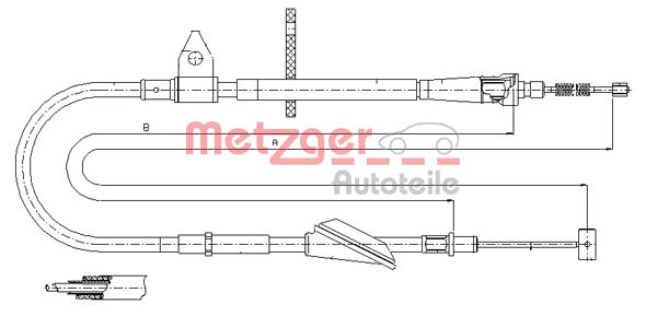 Handremkabel Metzger 11.5743