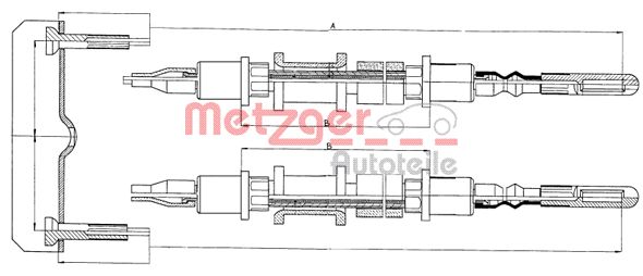 Handremkabel Metzger 11.5821